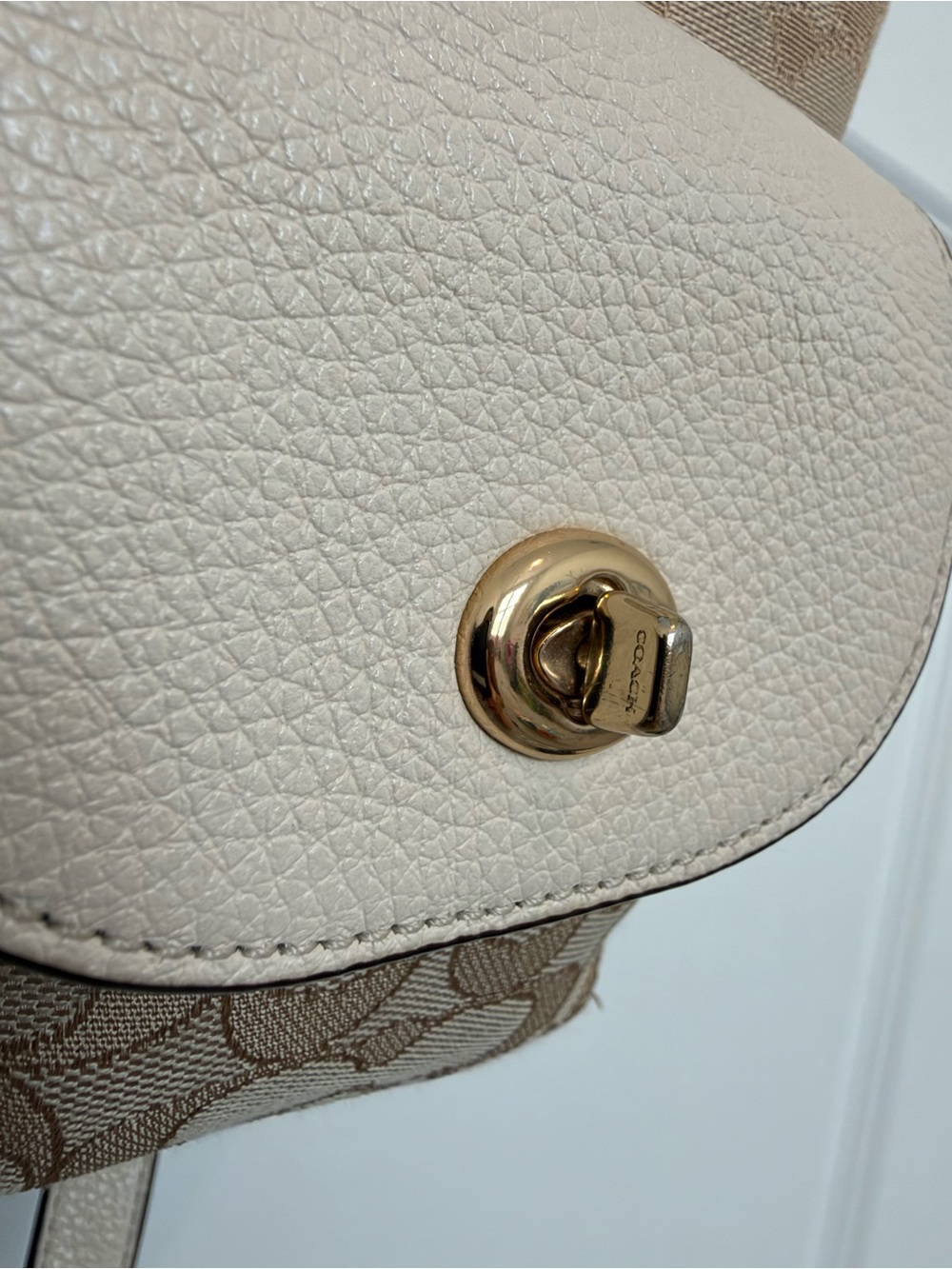 Coach Ruck Sack Backpack in Beige & Brown - Picture 10 of 12